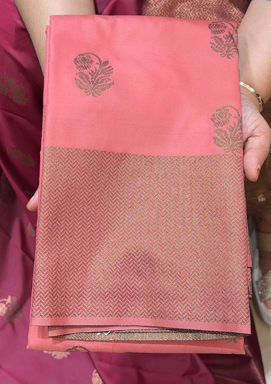 SEMI SOFT SILK SAREES - IHA 22725