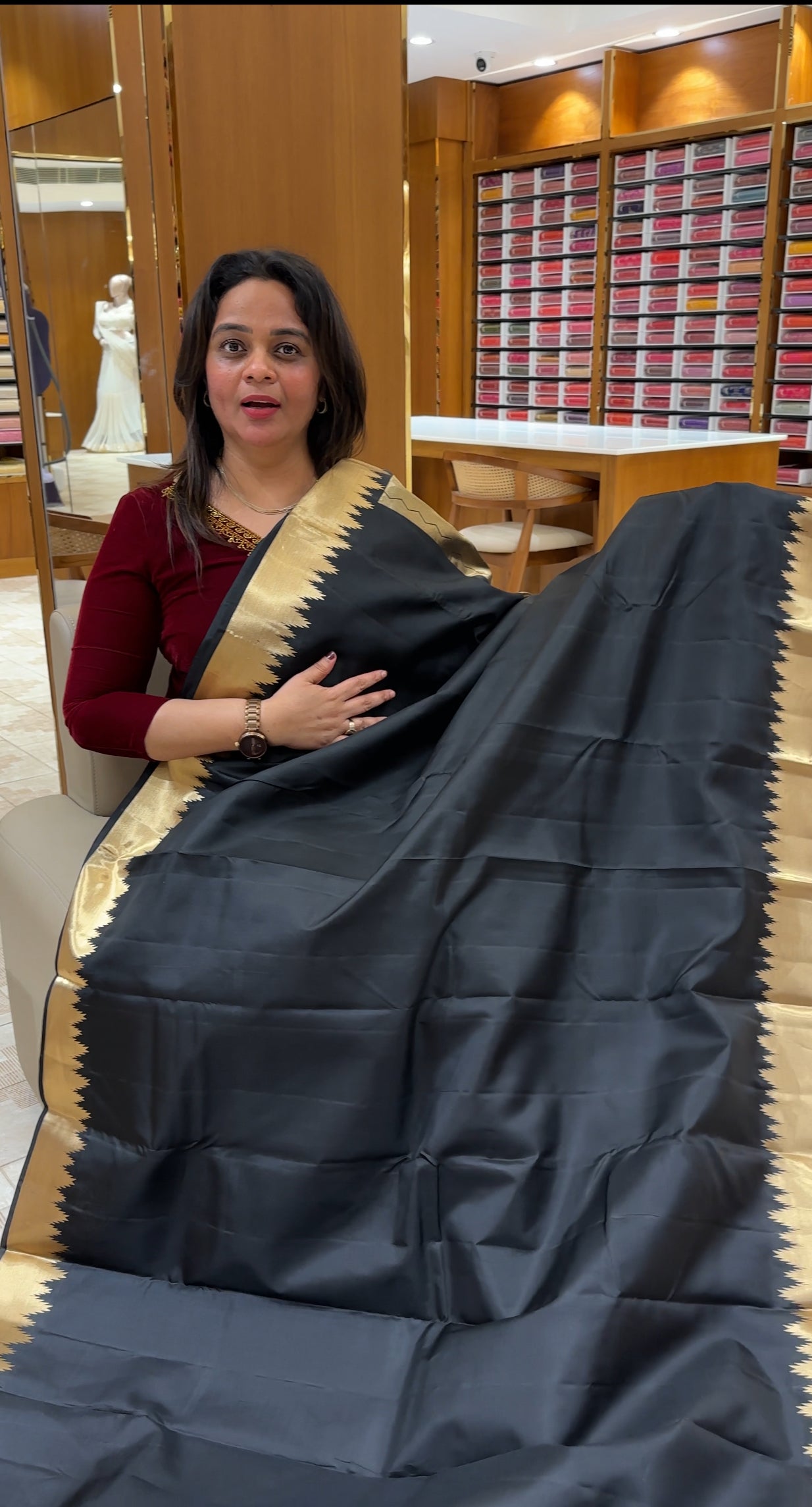 DESIGNER KANCHIPURAM SILK SAREES - IHA 25888