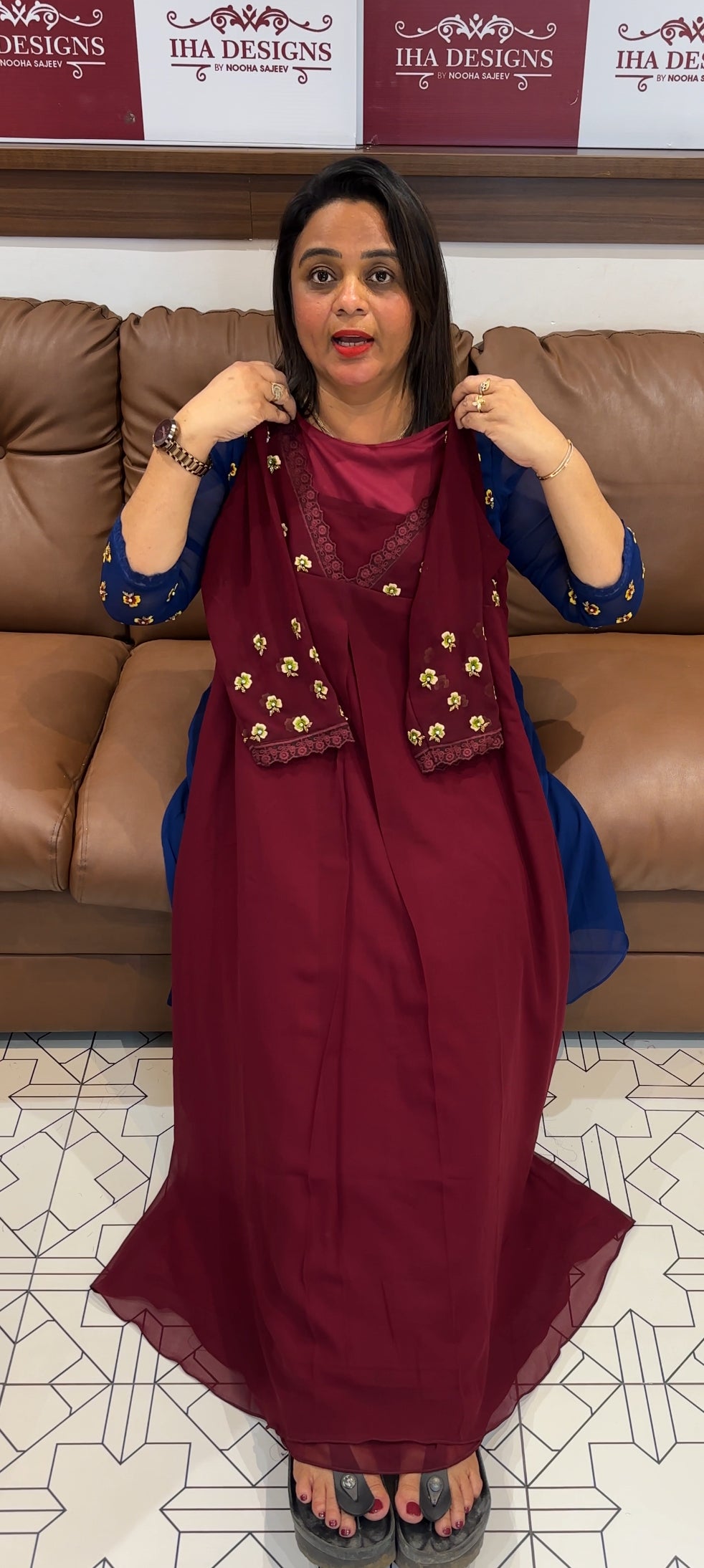 IHA'S IN-HOUSE DESIGNER ALINE TOPS - IHA 27007