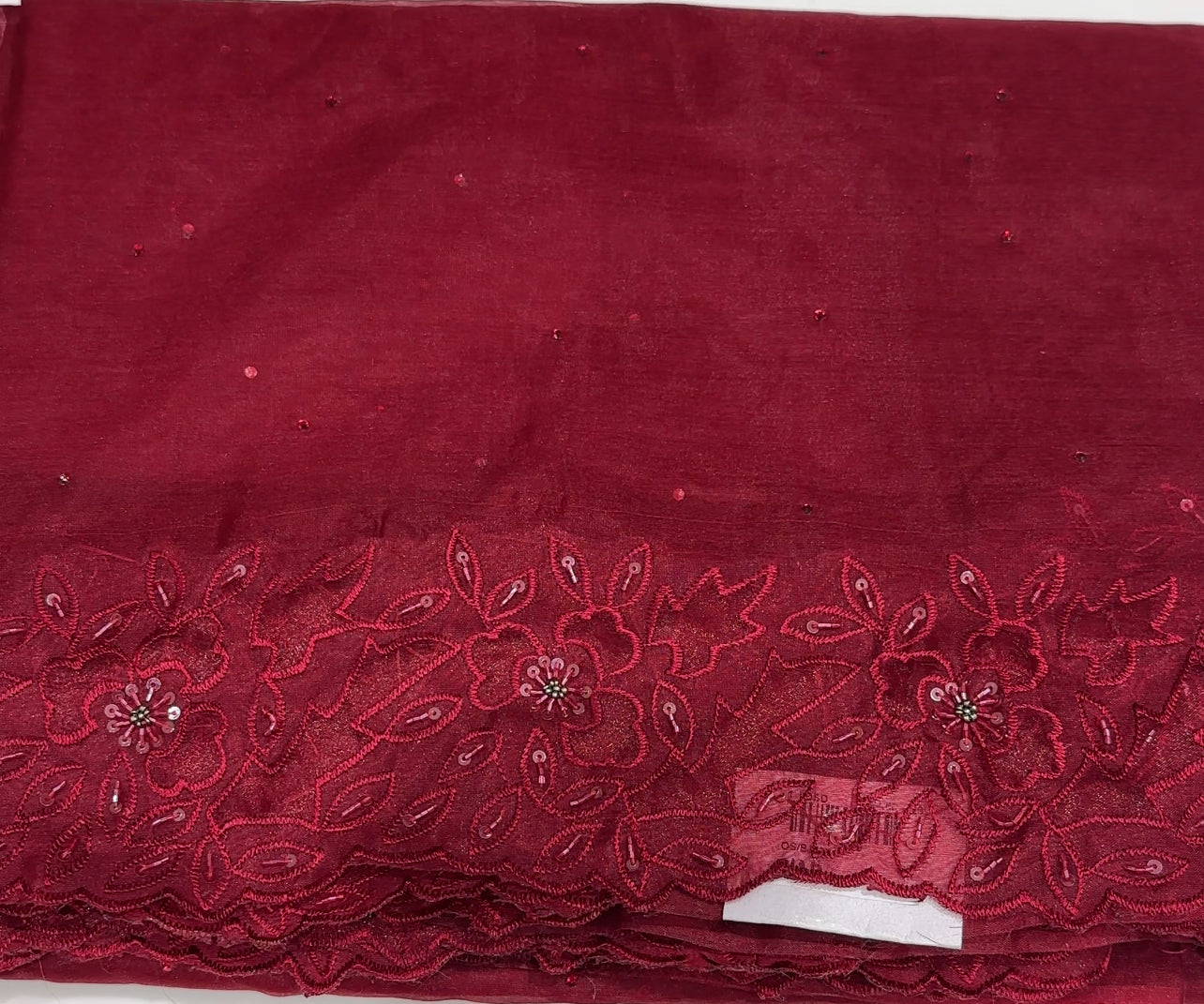 NYLON ORGANZA SAREES - IHA 27377