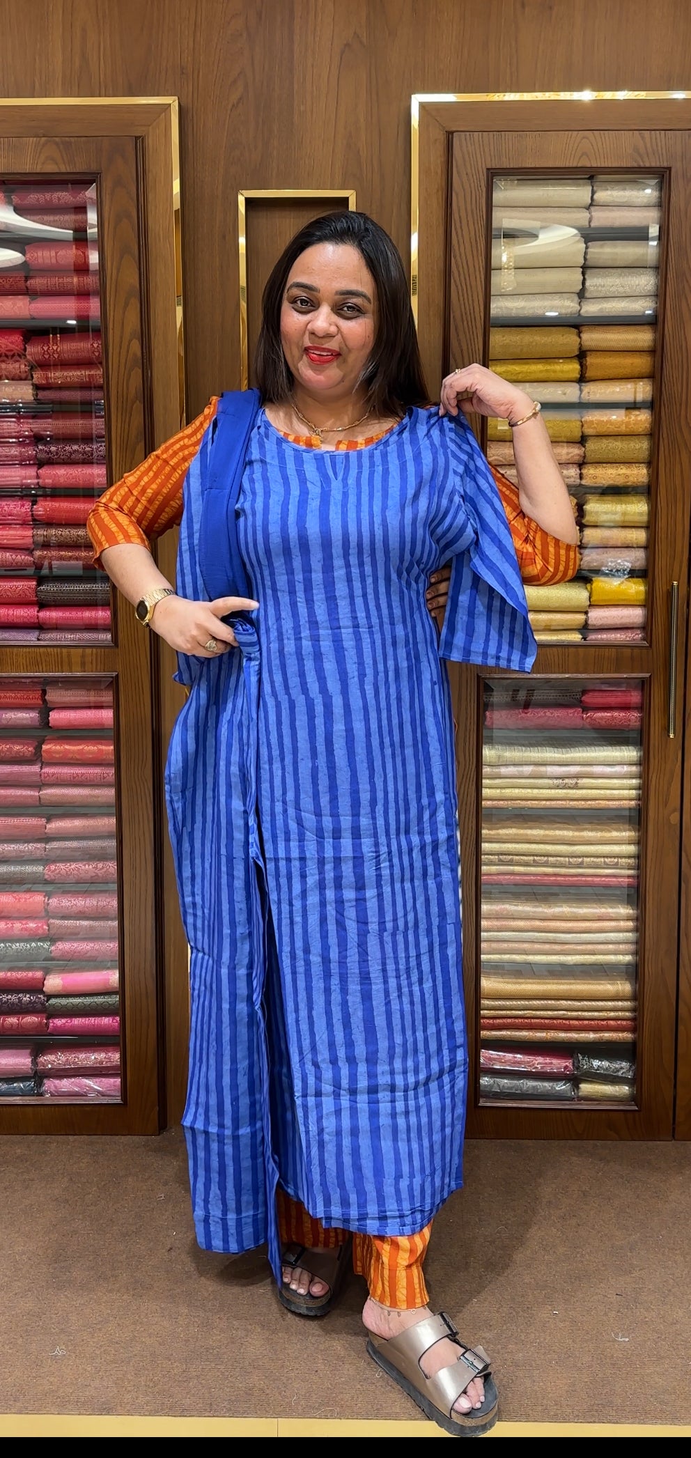 FORWARD COTTON TOP,BOTTOM AND DUPATTA - IHA 21723