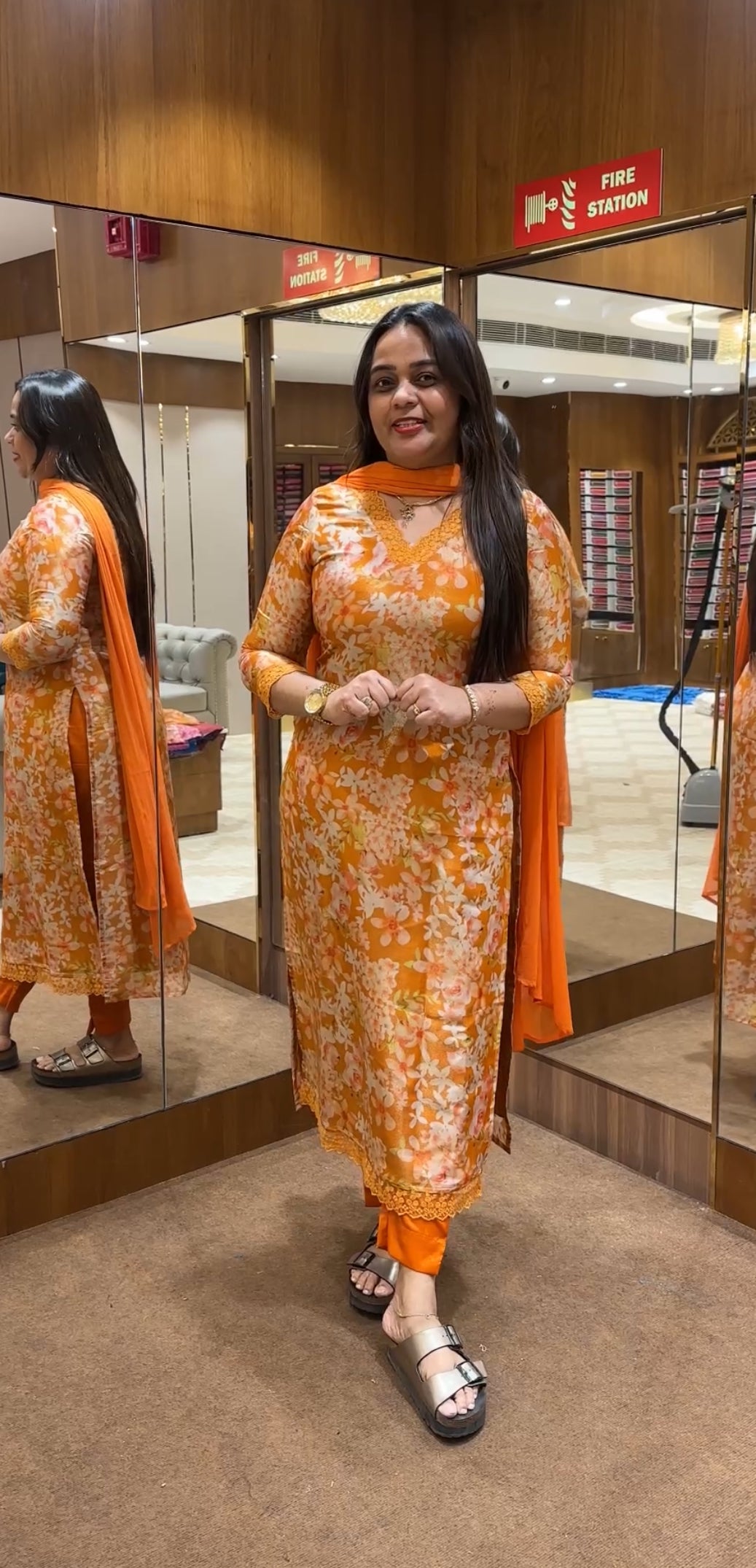 PRINTED TISSUE UNSTITCHED SALWAR SUITS - IHA 22212