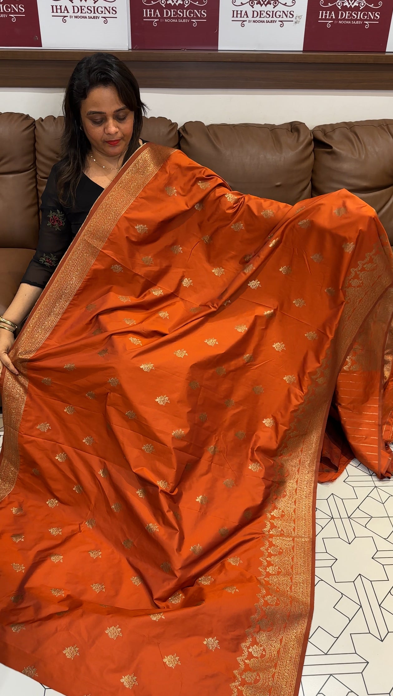 SEMI KATAN SAREES - IHA 24877
