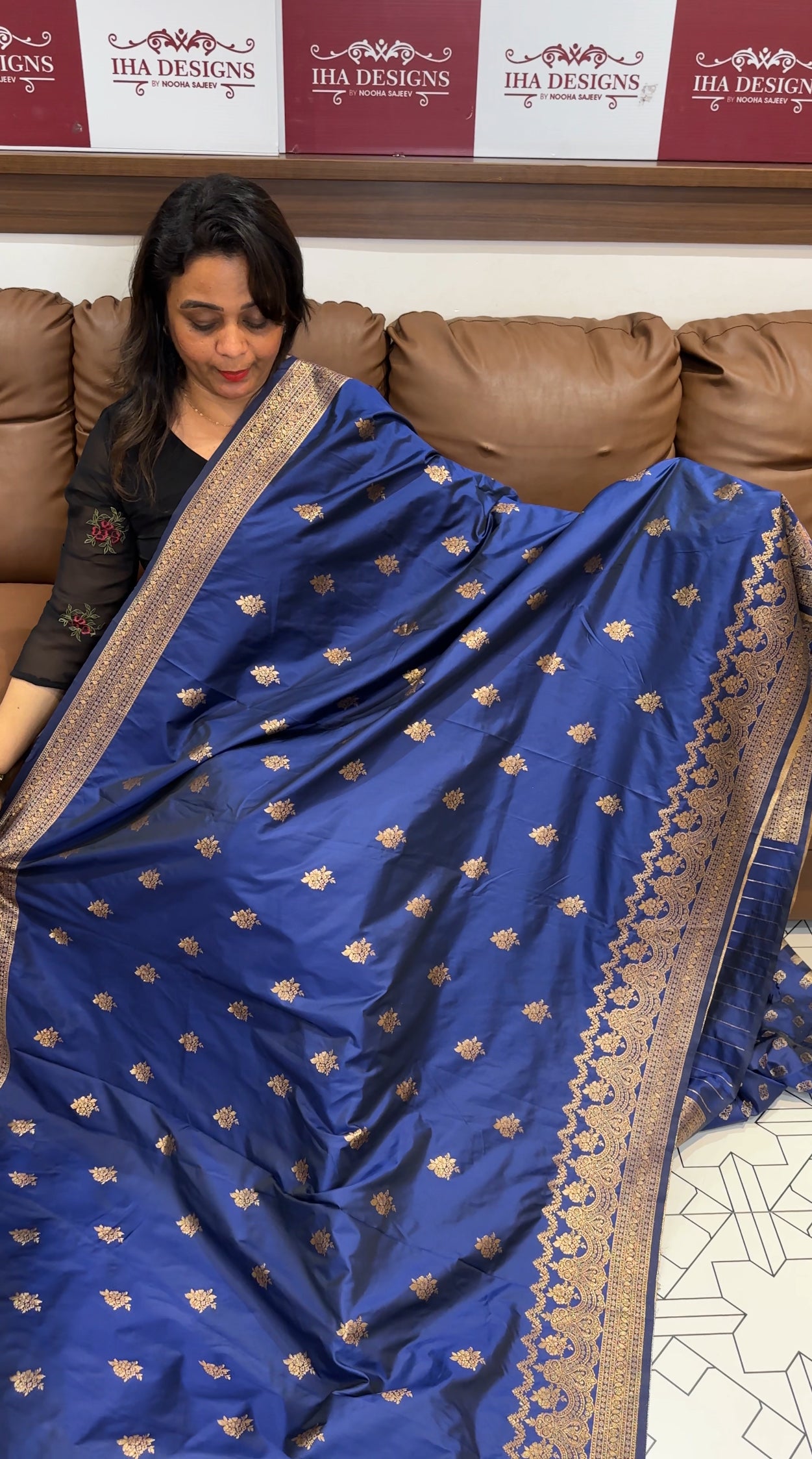 SEMI KATAN SAREES - IHA 24877