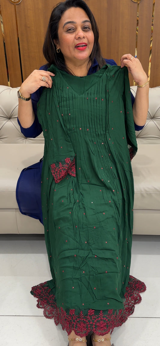 WRINKLE RYON ALINE TOPS - IHA 25860