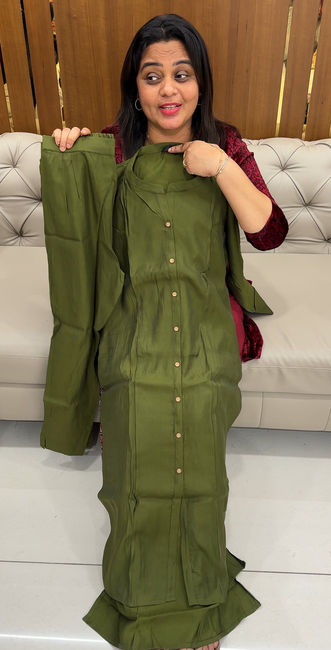 SILK LONG CO-ORDS SETS - IHA 26390