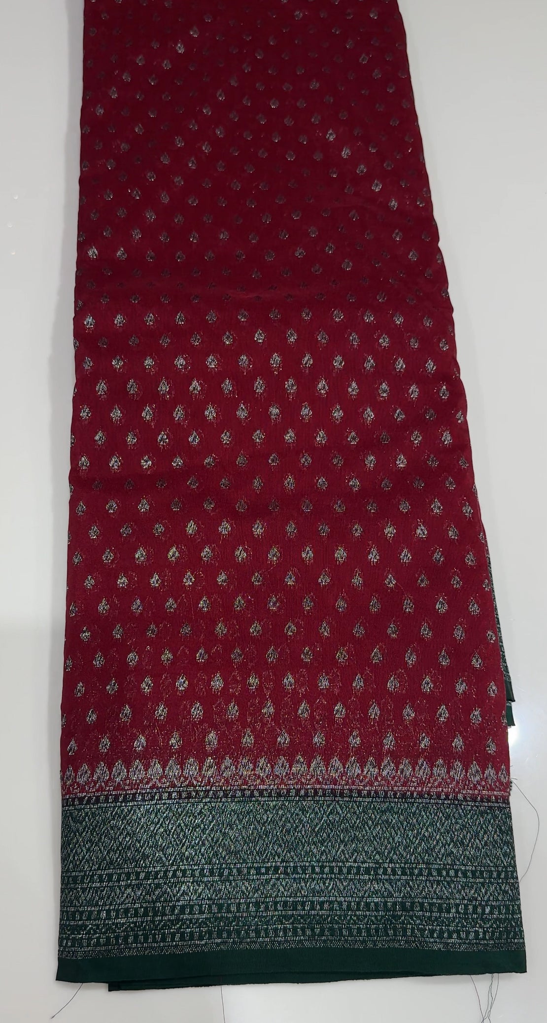 SEMI BANARASI SAREES - IHA 27894