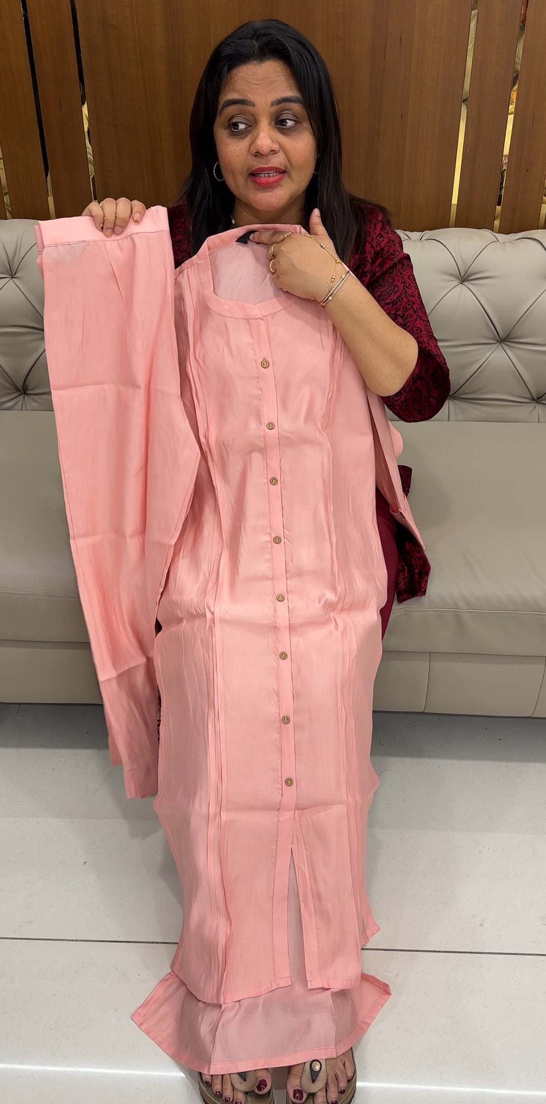 SILK LONG CO-ORDS SETS - IHA 26390