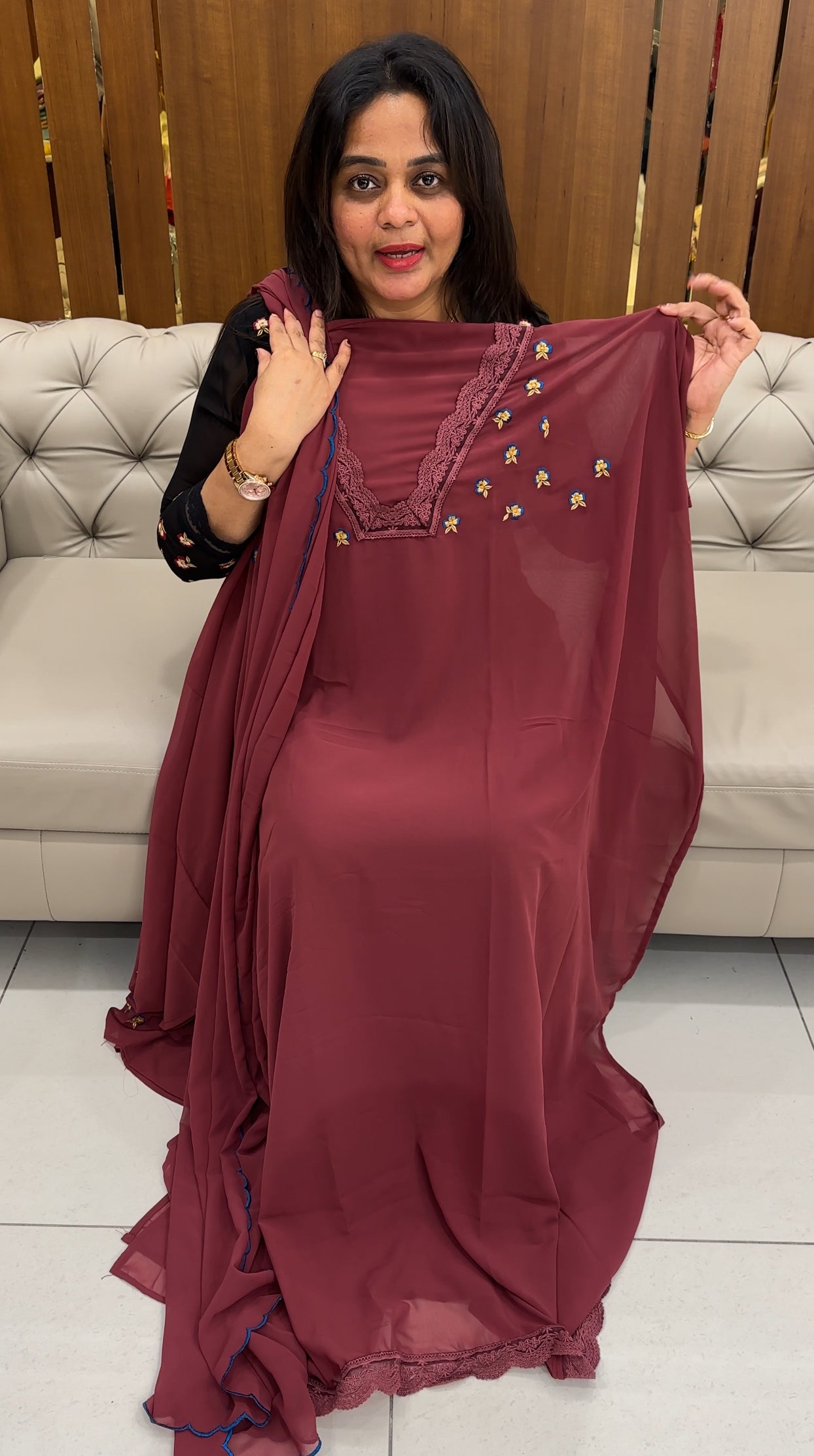 FORWARD UNSTITCHED SALWAR SUITS - IHA 25998