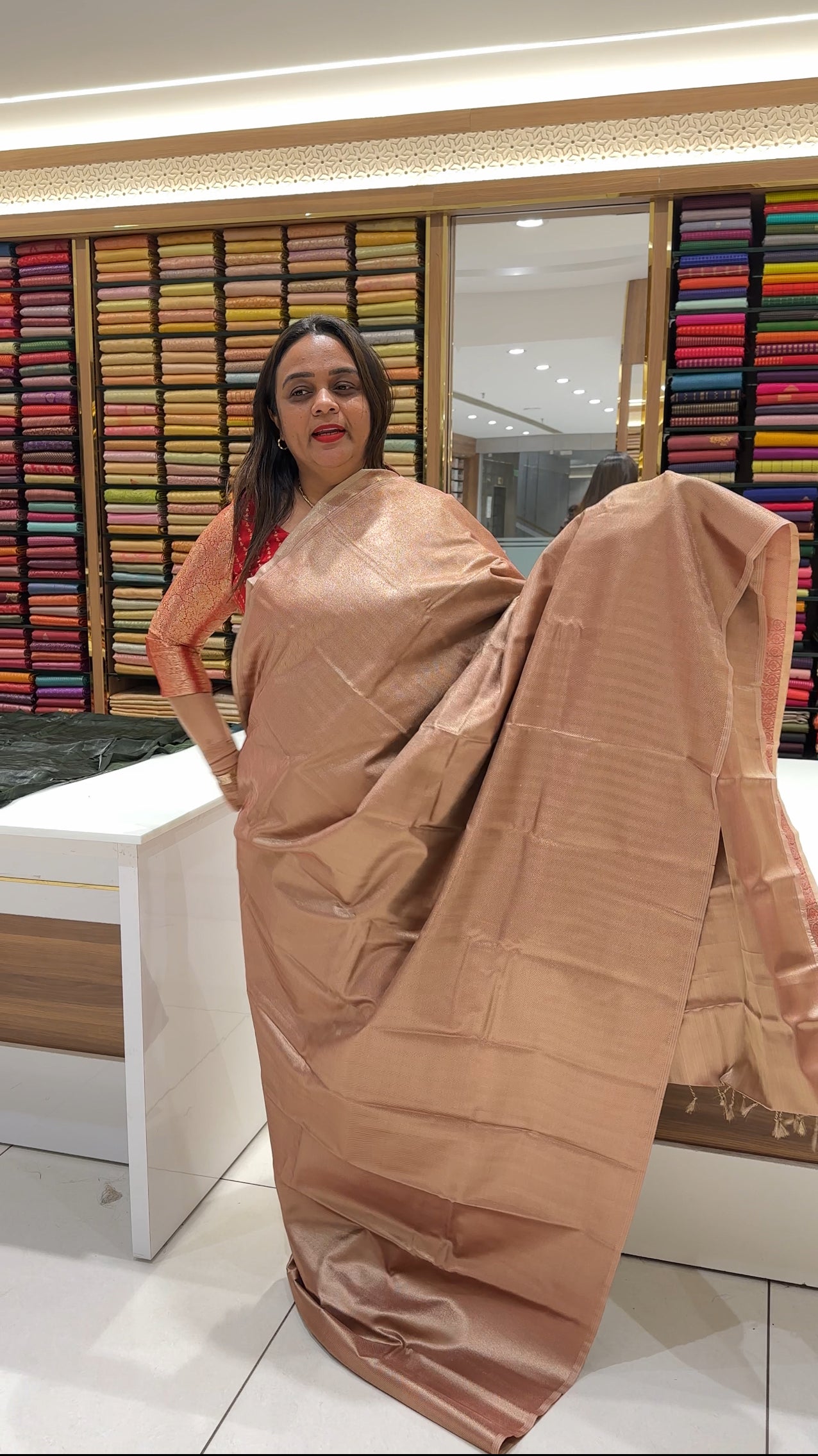 SEMI TISSUE SAREES - IHA 22011
