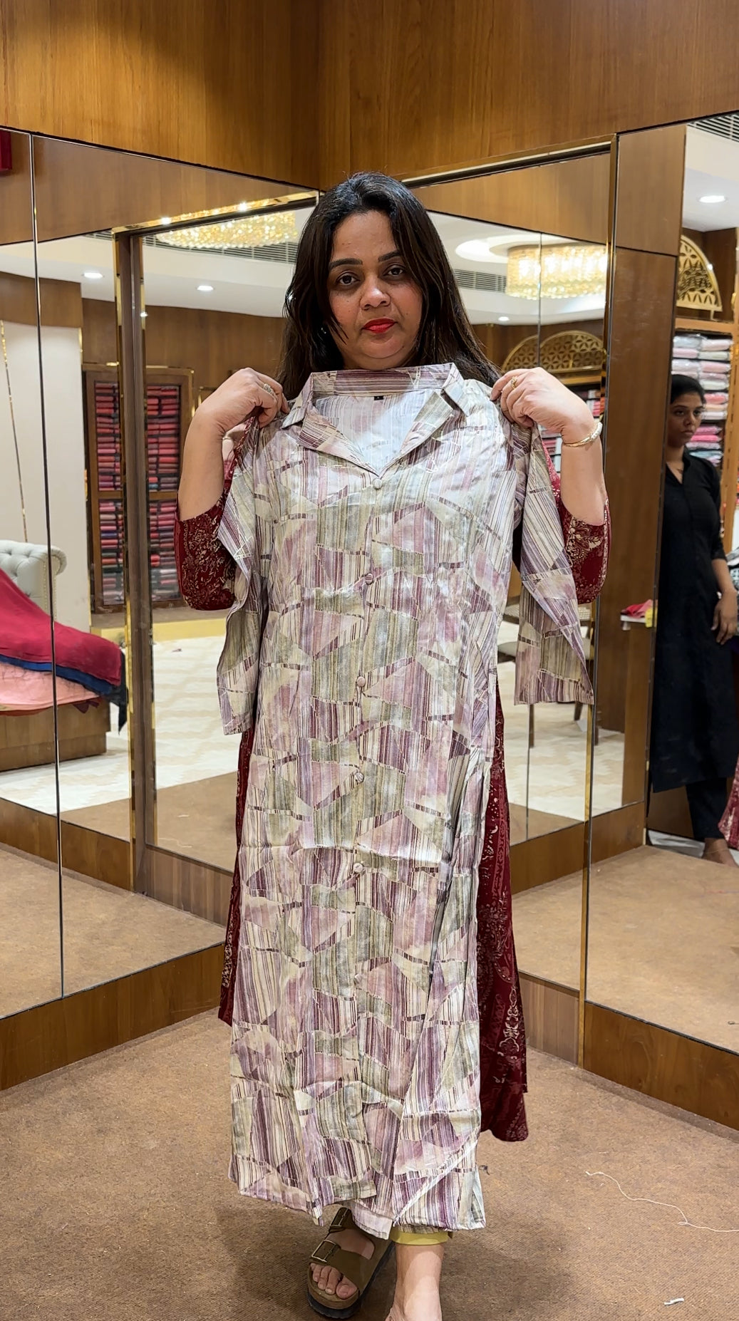 BUDGET BUY LONG A-LINE TOPS - IHA 21431