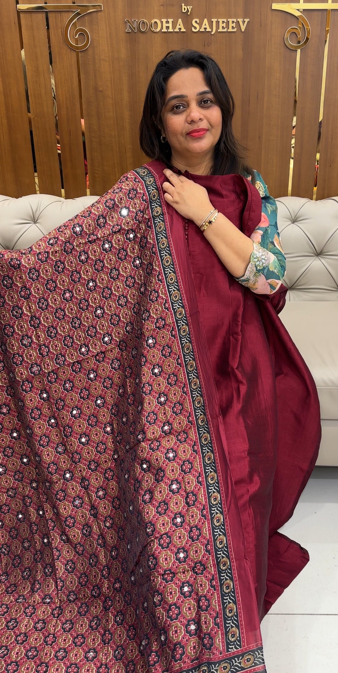 SEMI RAW SILK UNSTITCHED SALWAR SUITS - IHA 25727