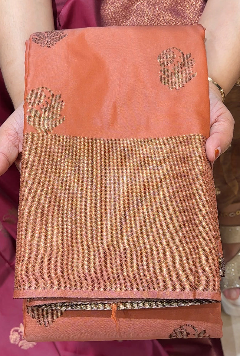 SEMI SOFT SILK SAREES - IHA 22725