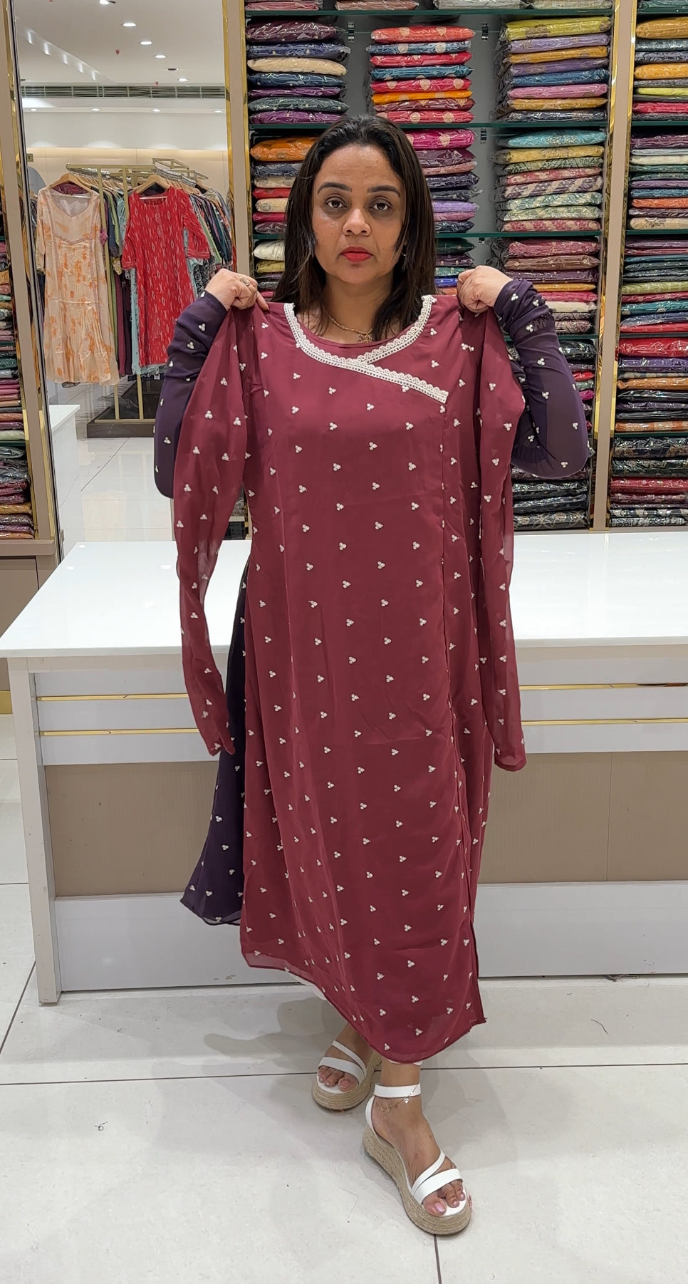 IHA'S IN-HOUSE DESIGNER A-LINE TOPS - IHA 21553