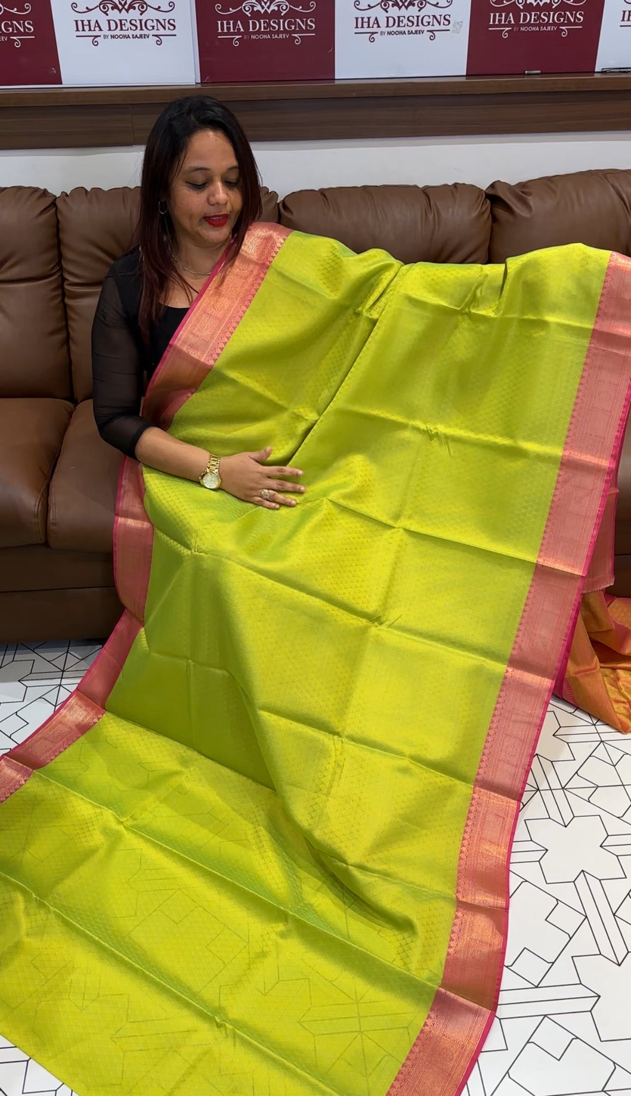 BUDGET BUY SEMI SILK SAREE - IHA 9568