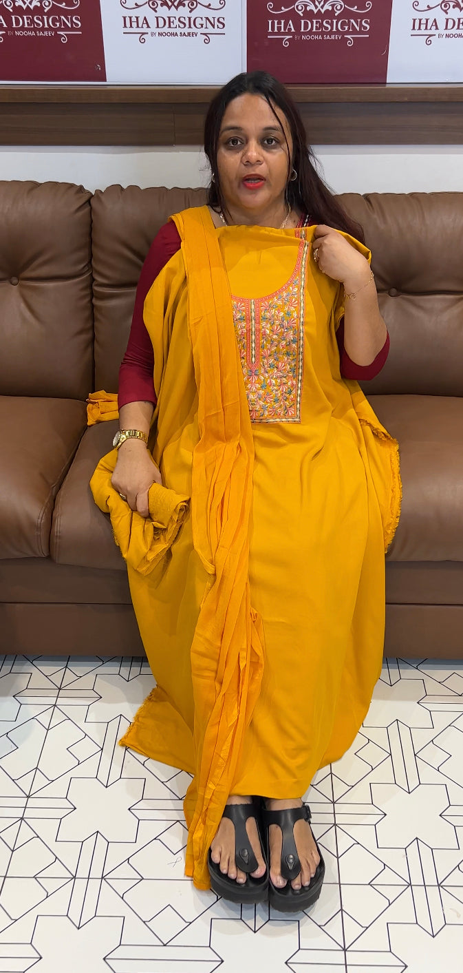 BUDGET BUY RAYON UNSTITCHED SALWAR SUITS - IHA 8313