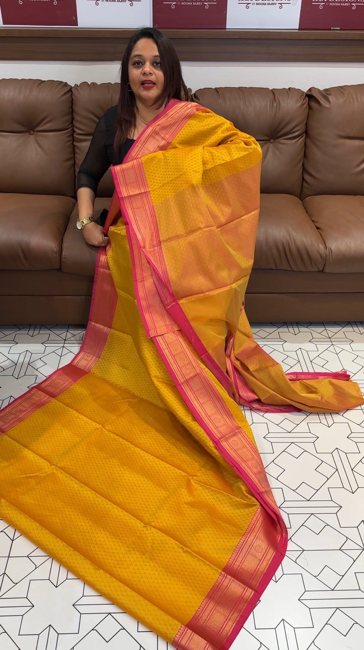 BUDGET BUY SEMI SILK SAREE - IHA 9568