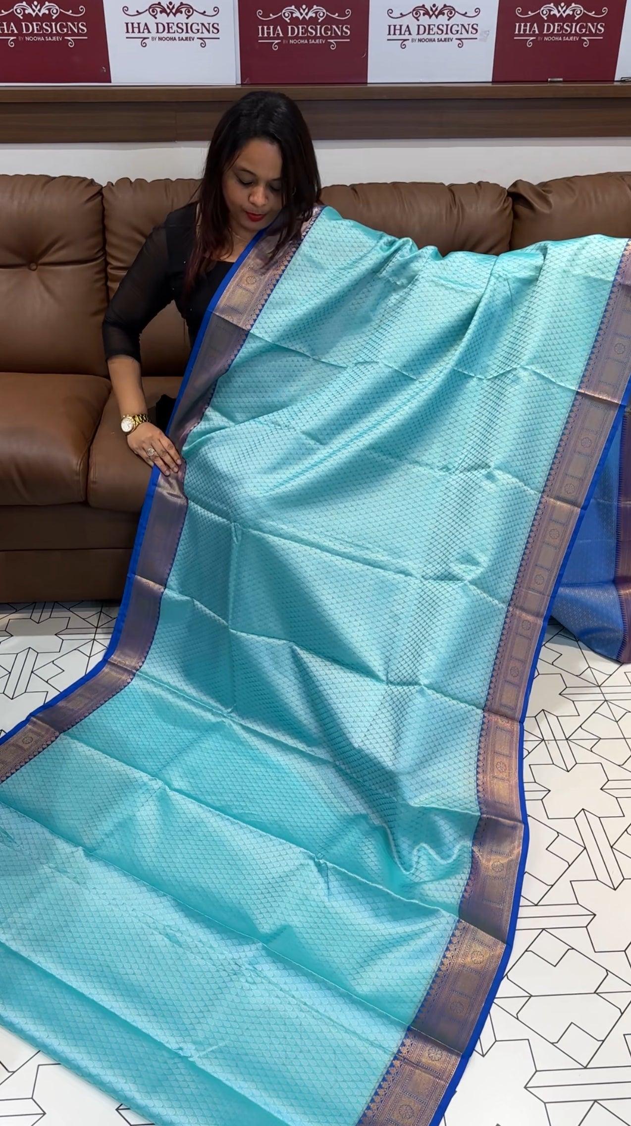 BUDGET BUY SEMI SILK SAREE - IHA 9568