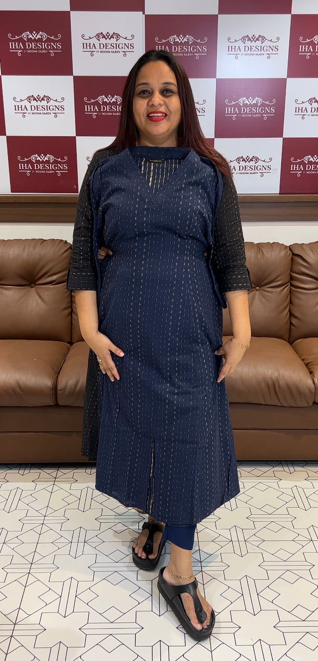 IHA'S IN-HOUSE HANDLOOM COTTON KURTIS - IHA 8379