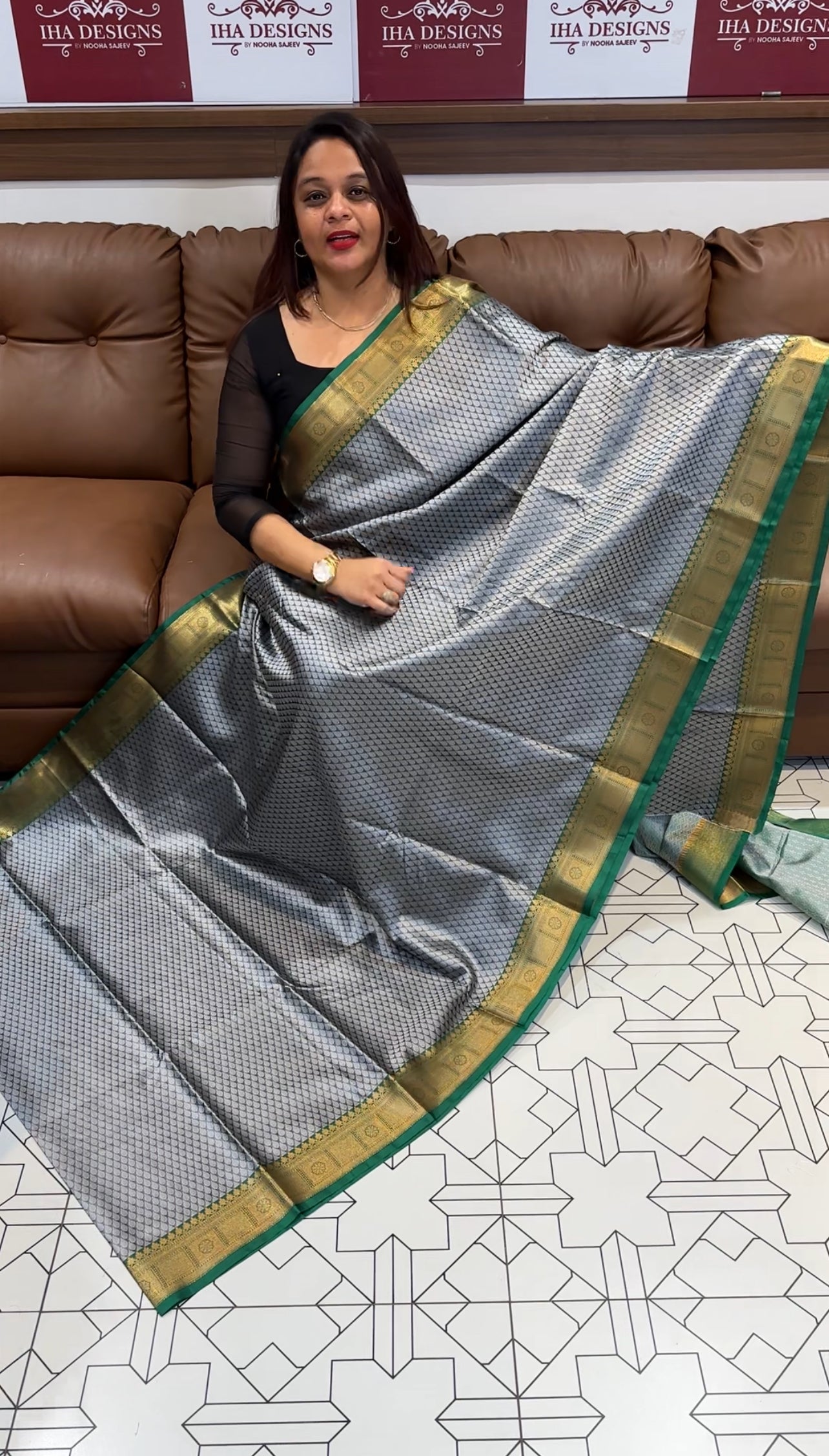 BUDGET BUY SEMI SILK SAREE - IHA 9568