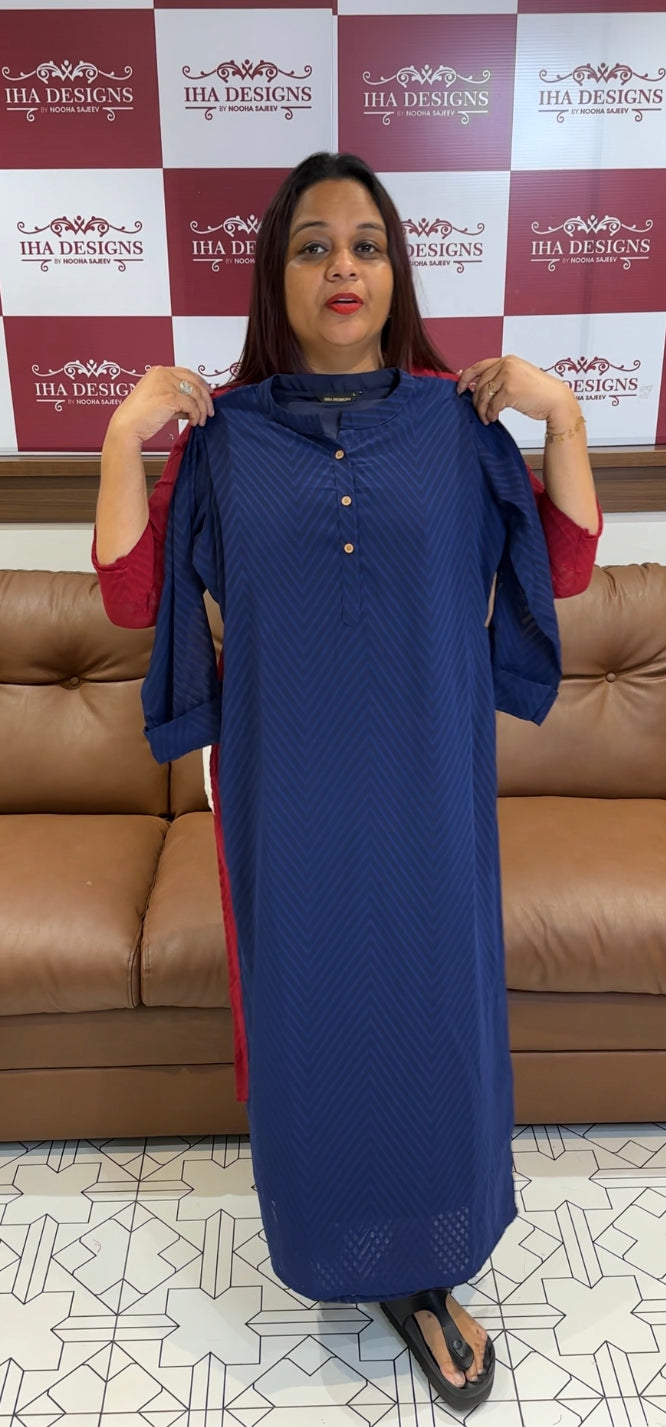 IHA'S IN-HOUSE CASUAL WEAR STRAIGHT TOPS - IHA 8394