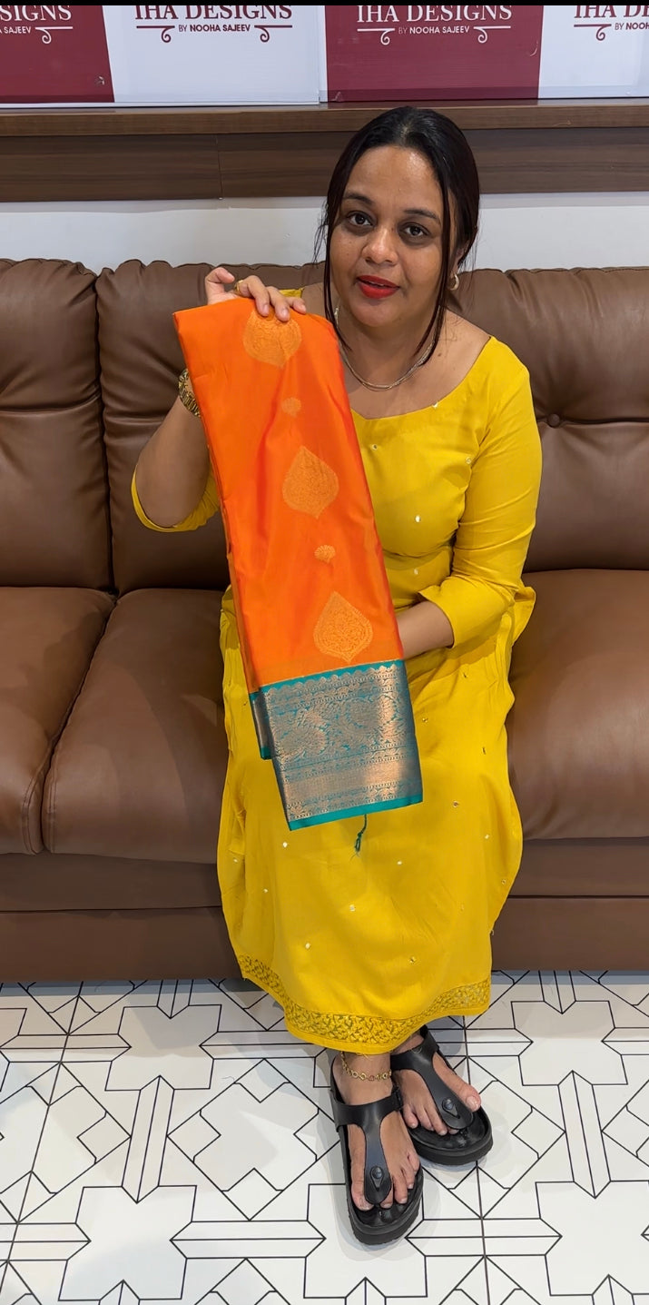 PURE MIX SILK SAREE - IHA 8583