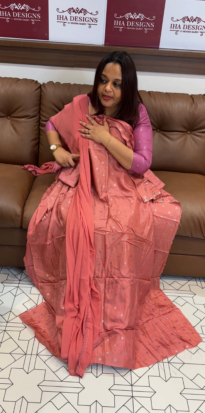 DOLA BANARASI UNSTITCHED SALWAR SUITS - IHA 8235