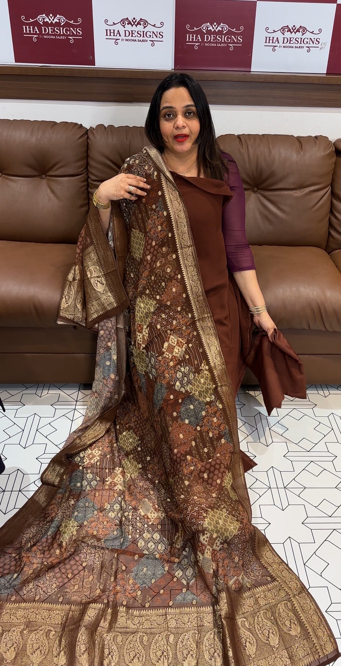 GEORGETTE UNSTITCHED SALWAR SUITS - IHA 20560