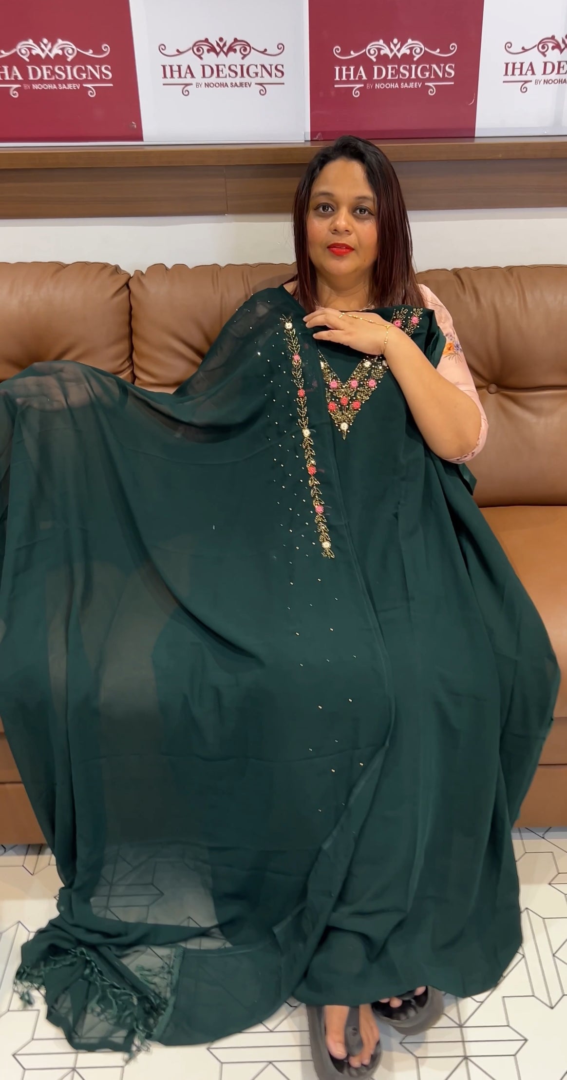 FORWARD HAND WORKED UNSTITCHED SALWAR SUITS - IHA 9876