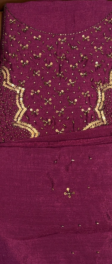 VICHITRA SILK UNSTITCHED SALWAR SUIT - IHA 8566