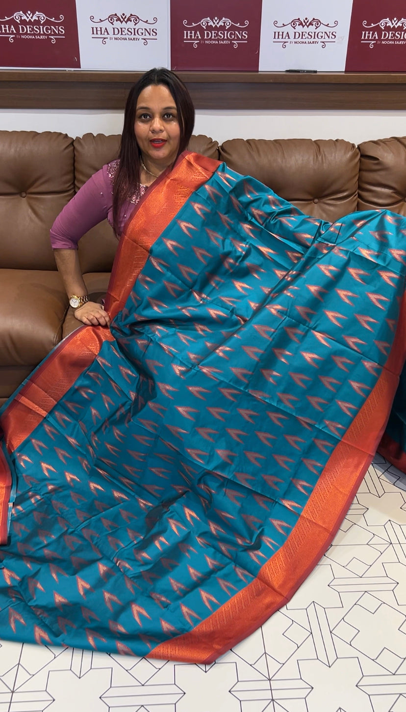 BUDGET BUY SEMI SILK SAREE - IHA 9553