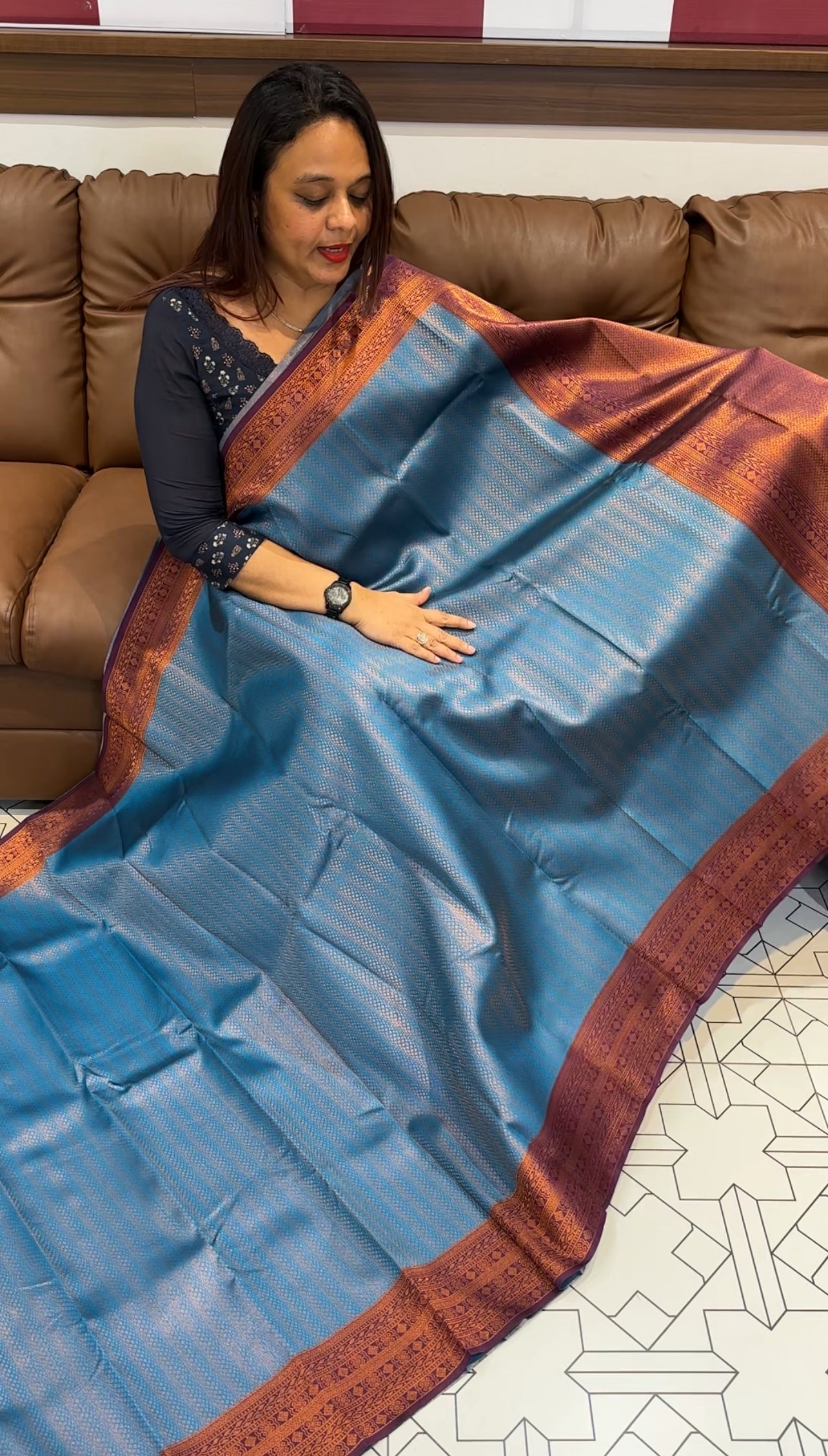 BUDGET BUY SEMI SILK SAREES - IHA 9806