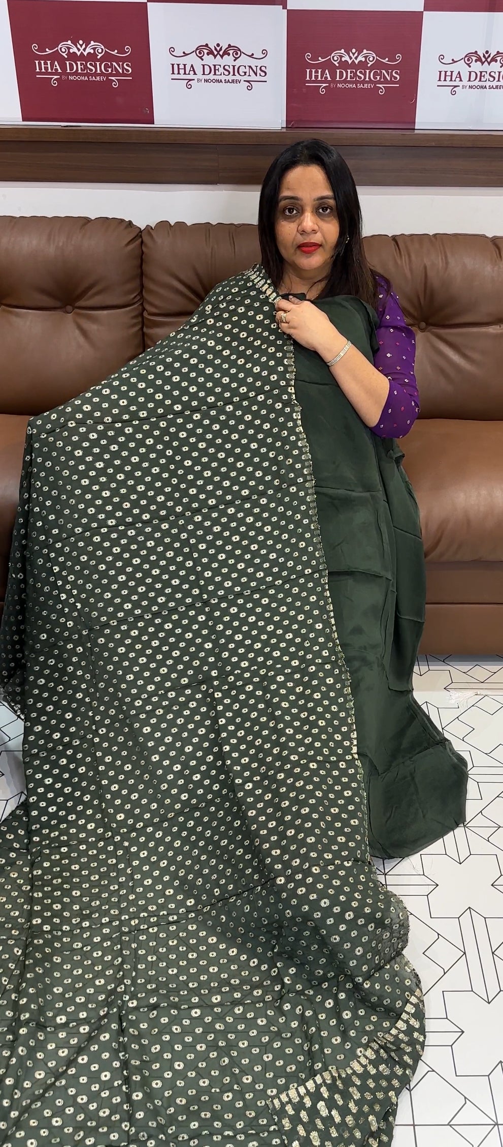 PLATINUM CHIFFON UNSTITCHED SALWAR SUITS - IHA 22860