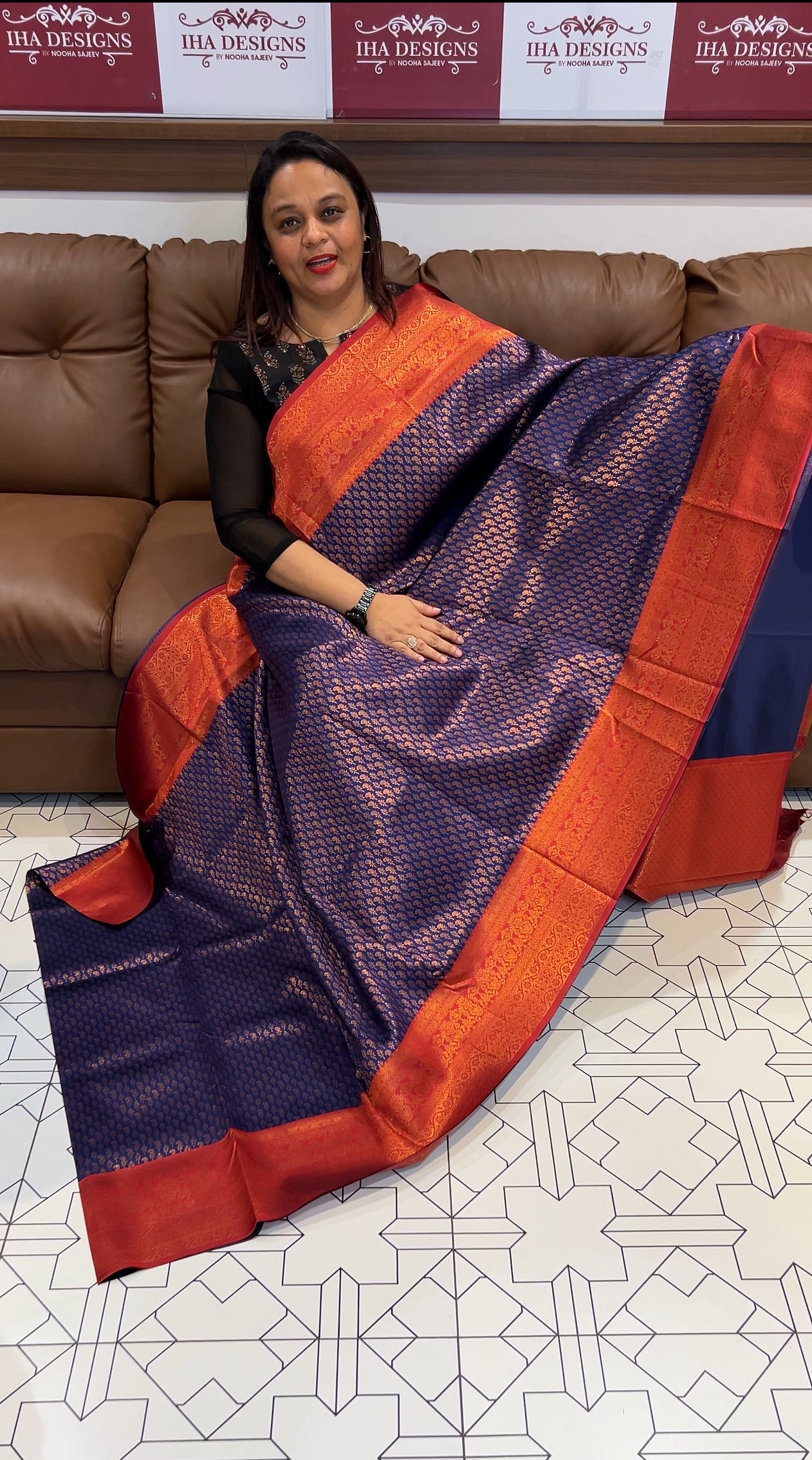 BUDGET BUY SEMI SILK SAREES - IHA 9881