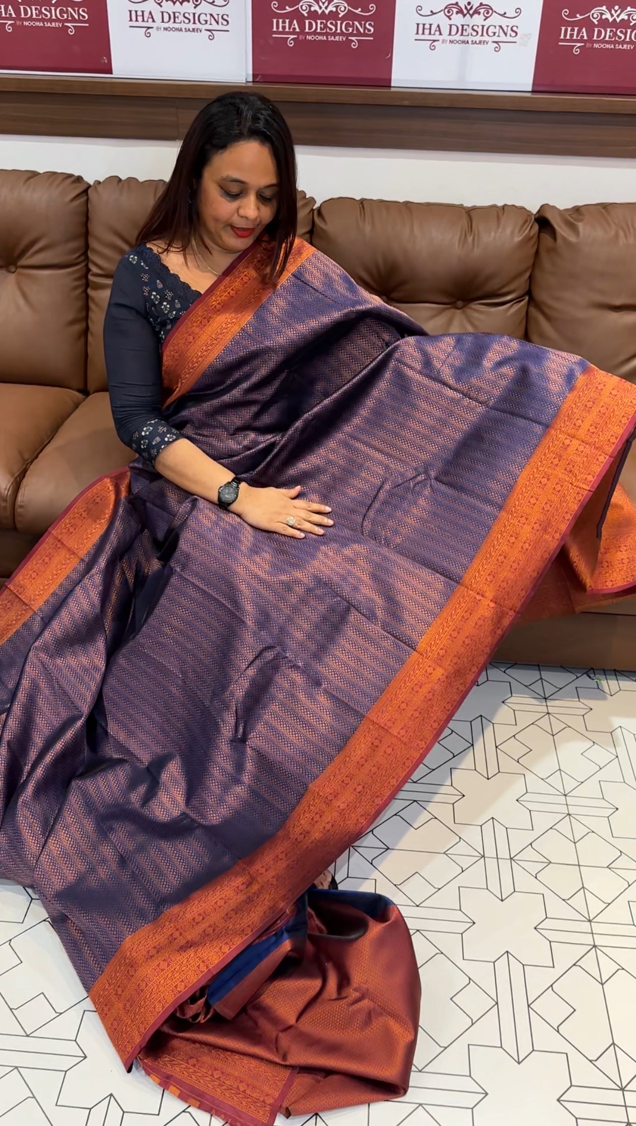BUDGET BUY SEMI SILK SAREES - IHA 9806