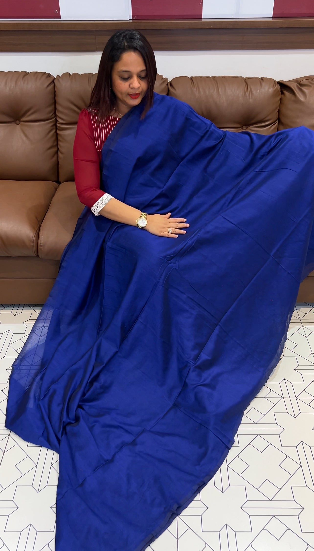 HANDLOOM COTTON SAREES - IHA 9771