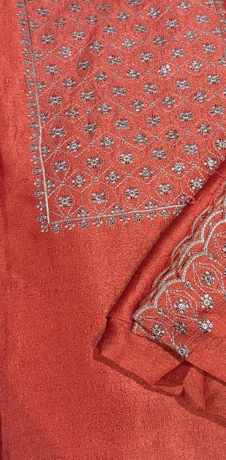 VICHITRA SILK UNSTITCHED SALWAR SUIT - IHA 8565