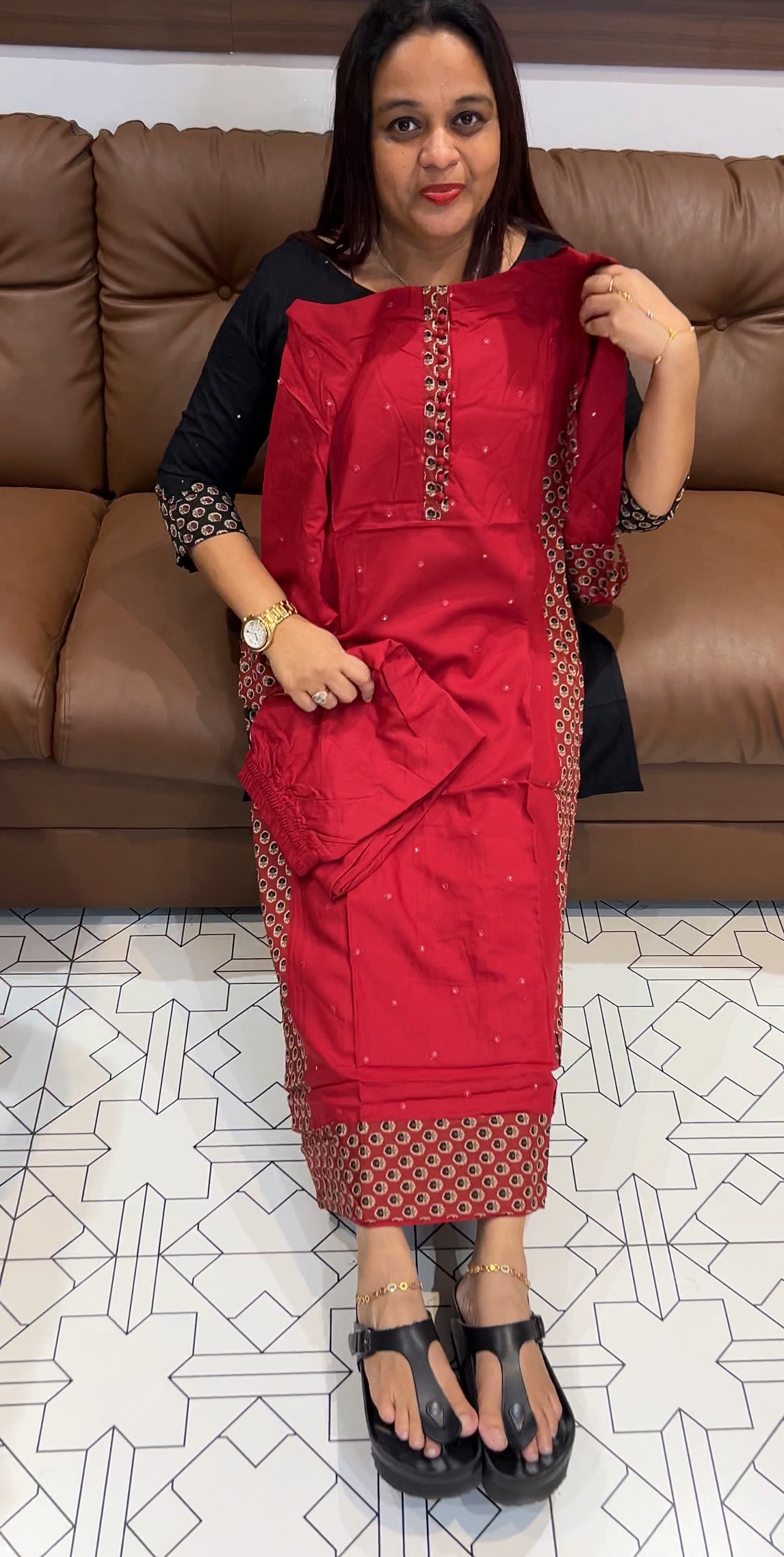 BUDGET BUY COTTON RAYON TOP AND BOTTOM - IHA 9493