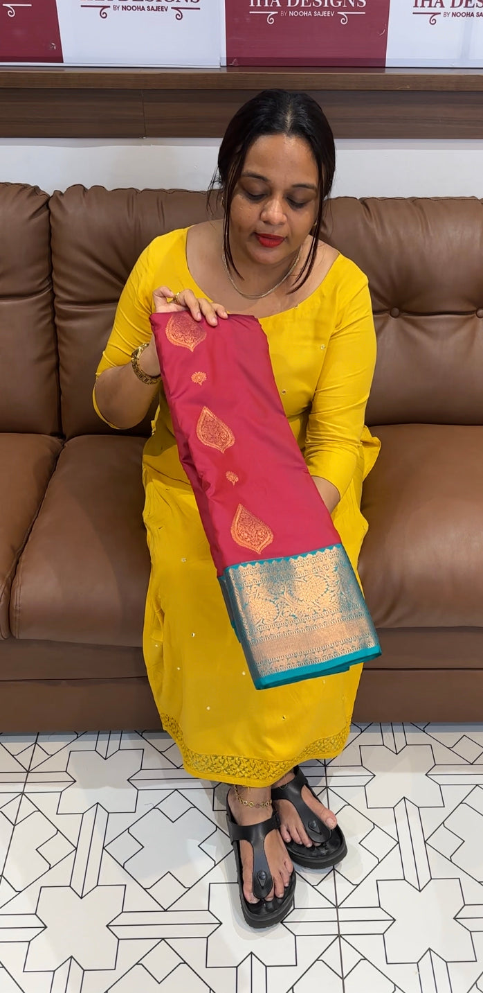 PURE MIX SILK SAREE - IHA 8583