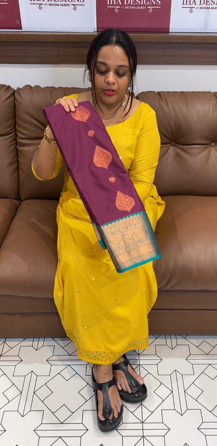 PURE MIX SILK SAREE - IHA 8583