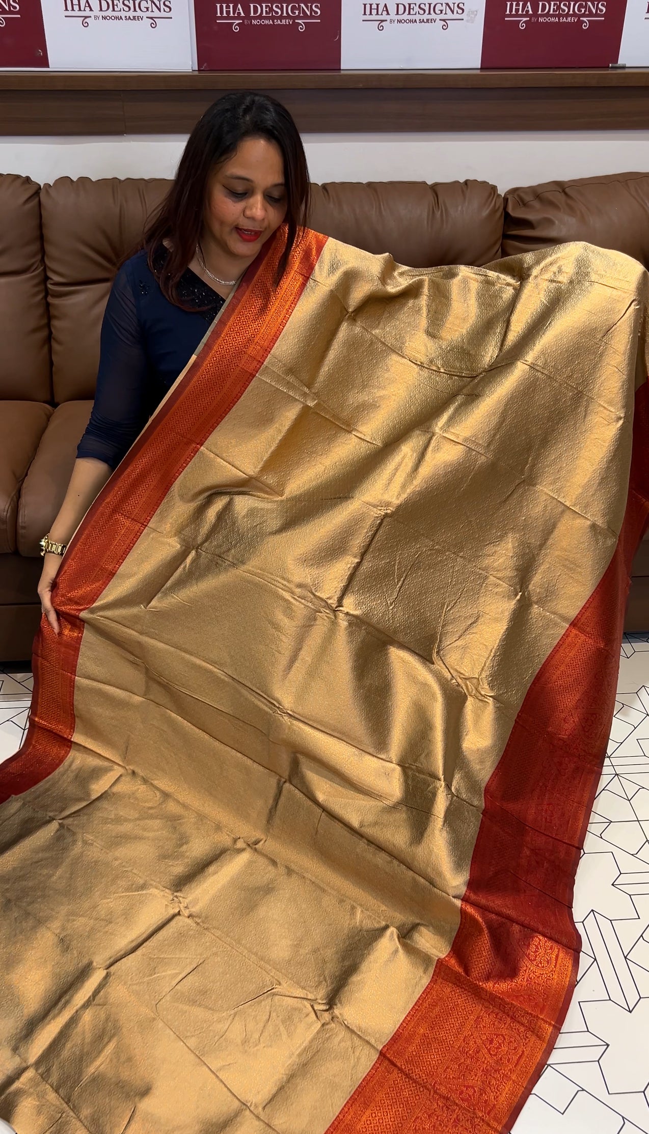 BUDGET BUY SEMI SILK SAREES - IHA 9719