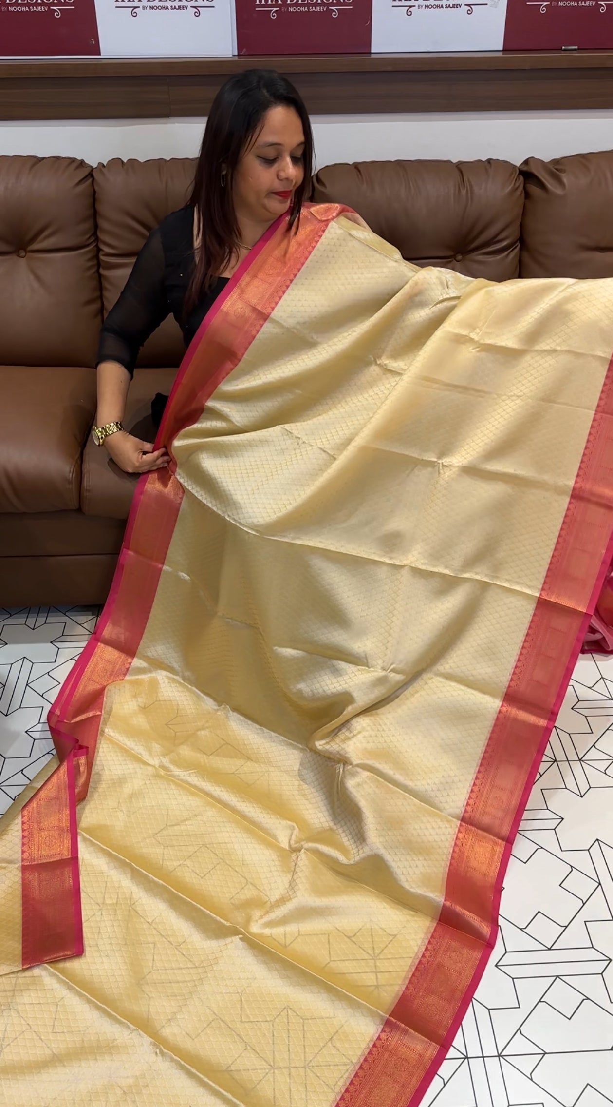 BUDGET BUY SEMI SILK SAREE - IHA 9568