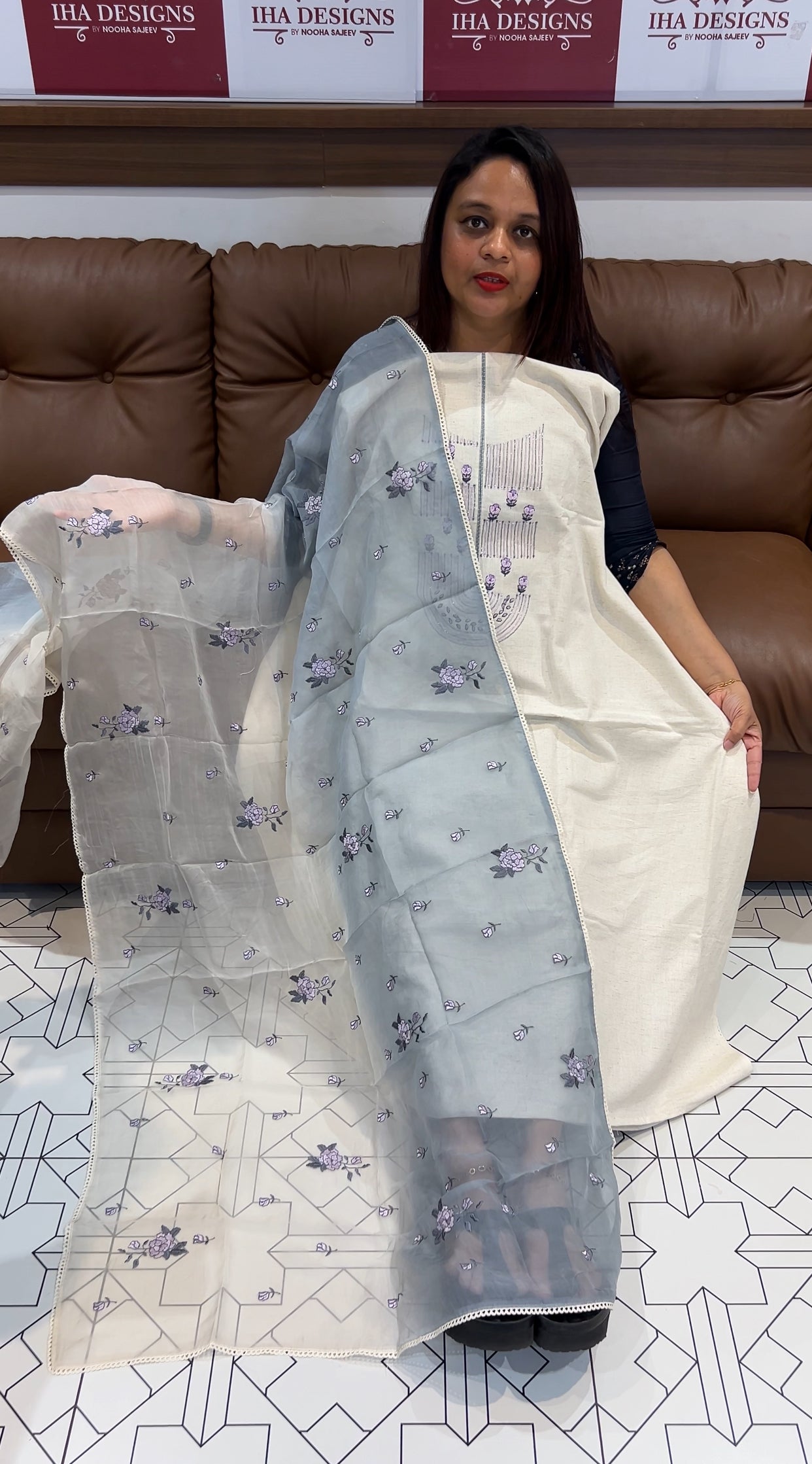 PREMIUM COTTON UNSTITCHED SALWAR SUITS - IHA 9798