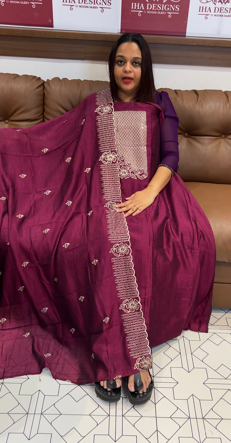 BUDGET BUY UNSTITCHED SALWAR SUITS - IHA 8422