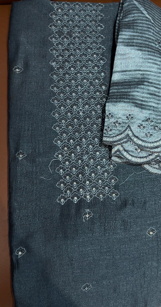 VICHITRA SILK UNSTITCHED SALWAR SUIT - IHA 8577