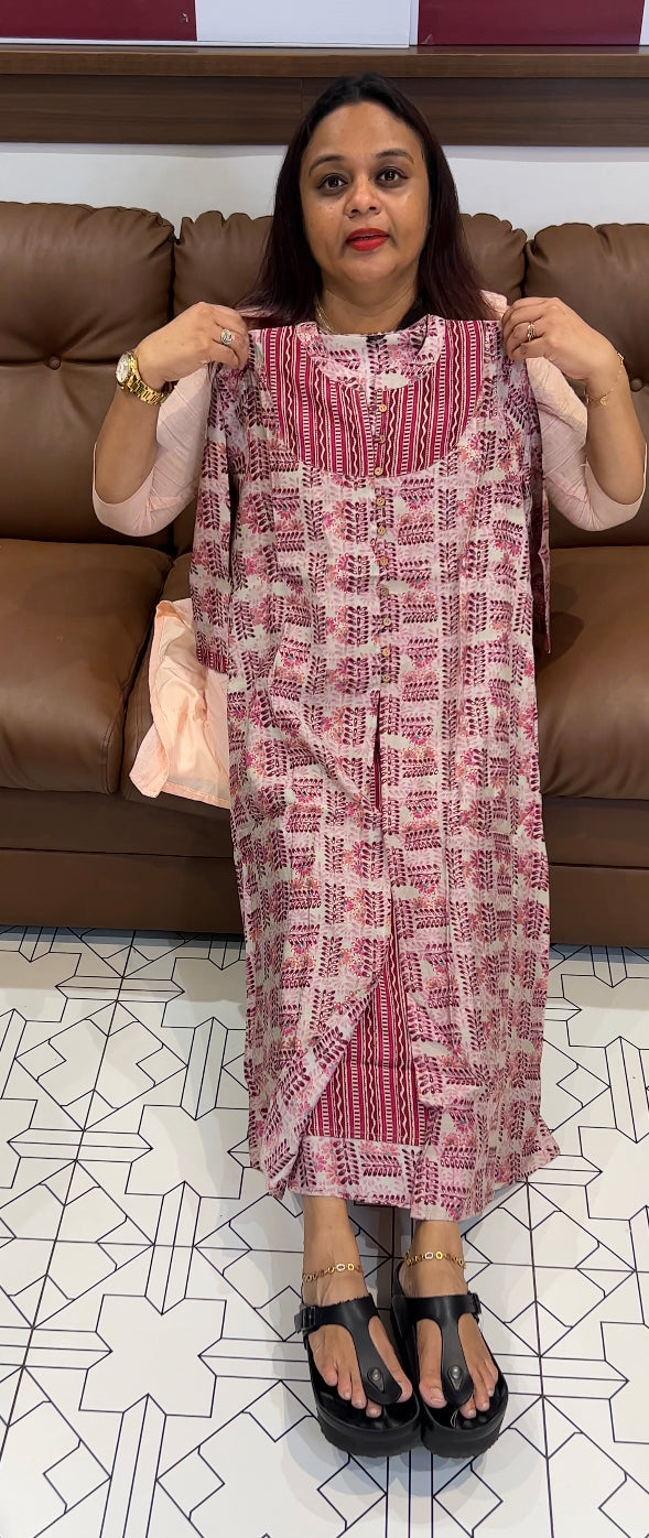 BUDGET BUY COTTON PRINTED ALINE TOPS - IHA 8432