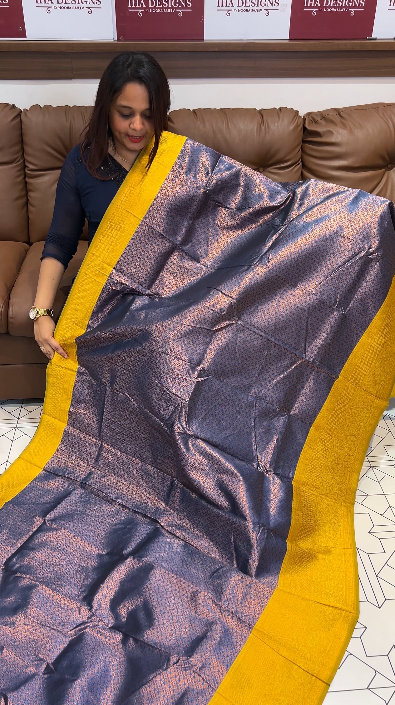 BUDGET BUY SEMI SILK SAREES - IHA 9719