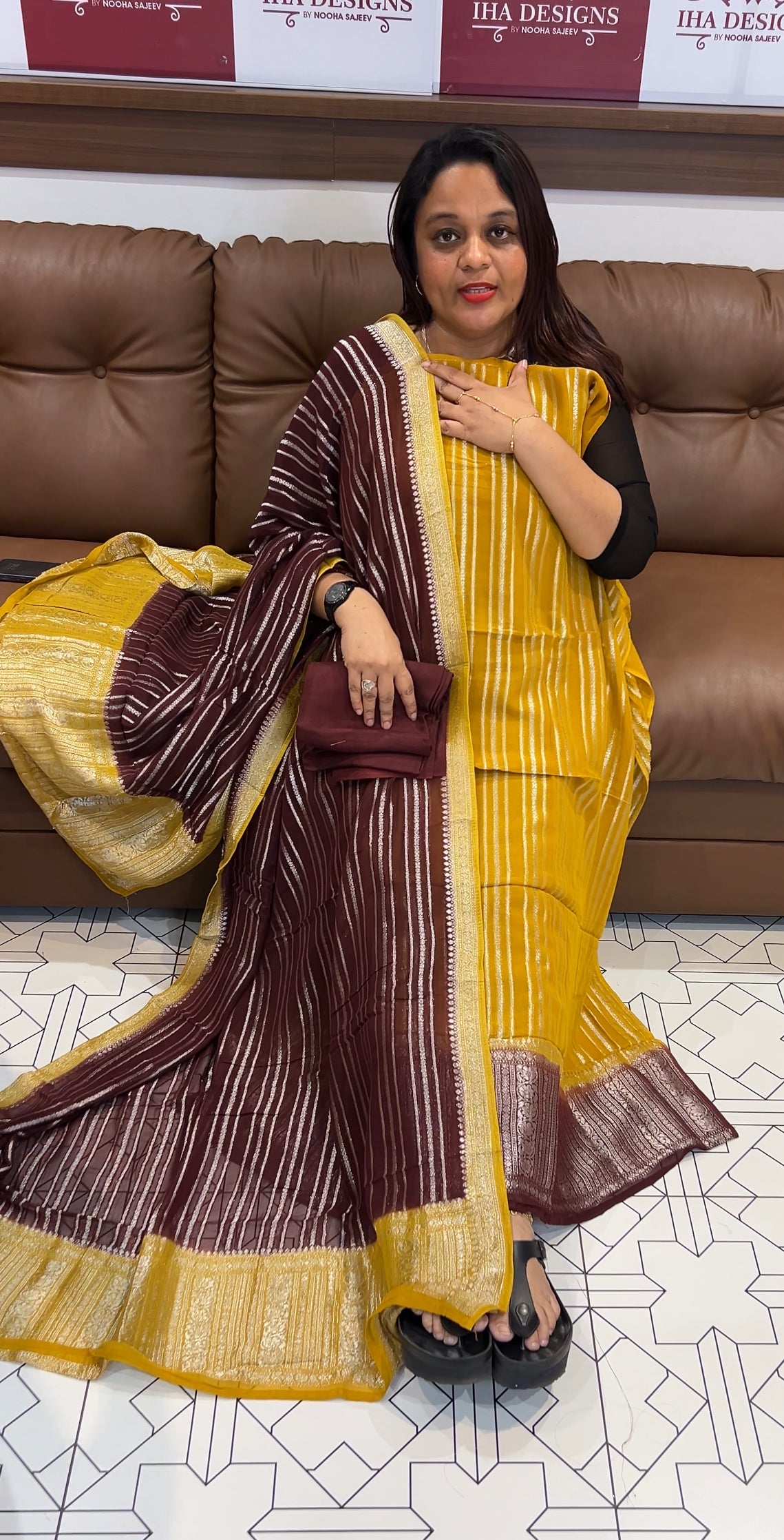 VISCOSE GEORGETTE UNSTITCHED SALWAR SUITS - IHA 9884