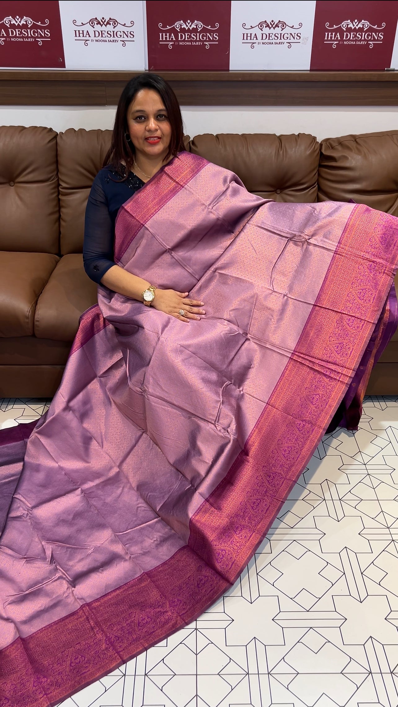 BUDGET BUY SEMI SILK SAREES - IHA 9719