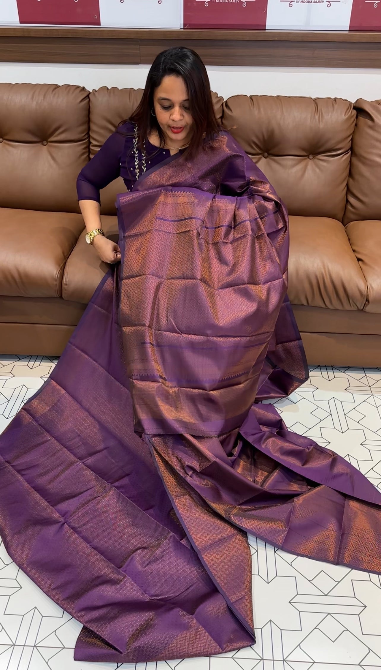 FORWARD SEMI SILK SAREES - IHA 9795